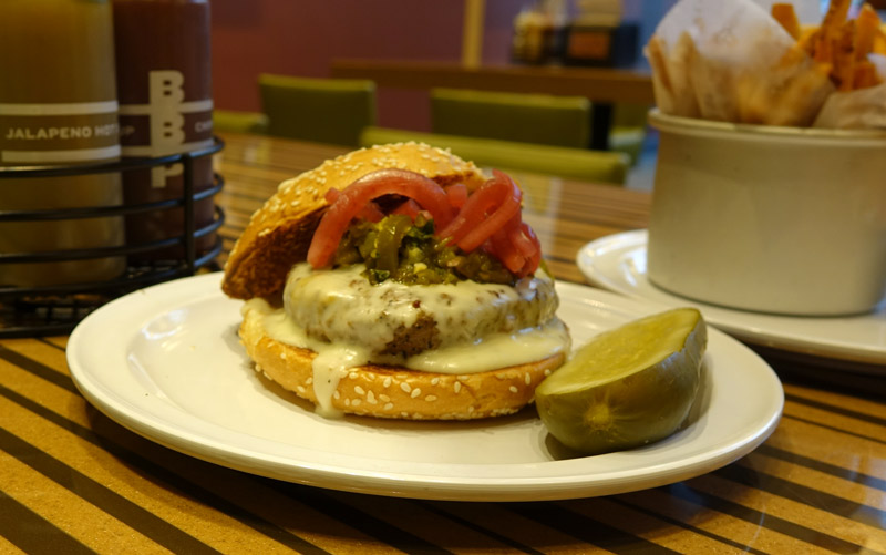 New Mexico Burger at Bobby's Burger Palace