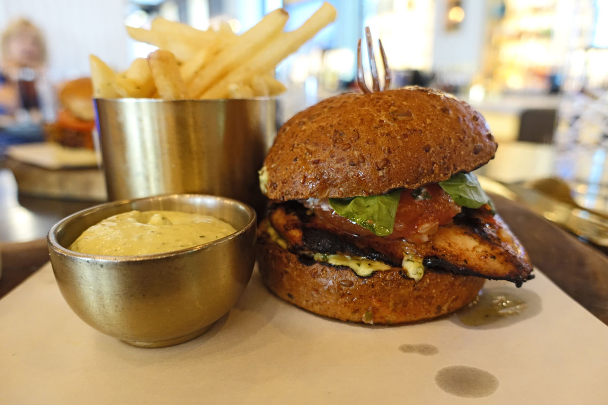 Grilled Chicken Sandwich at Hell's Kitchen